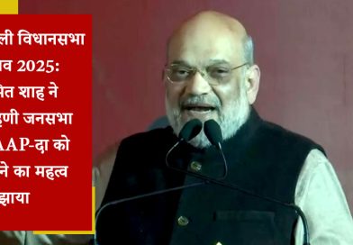 दिल्ली विधानसभा चुनाव 2025: अमित शाह ने रोहिणी जनसभा में AAP-दा को हटाने का महत्व समझाया